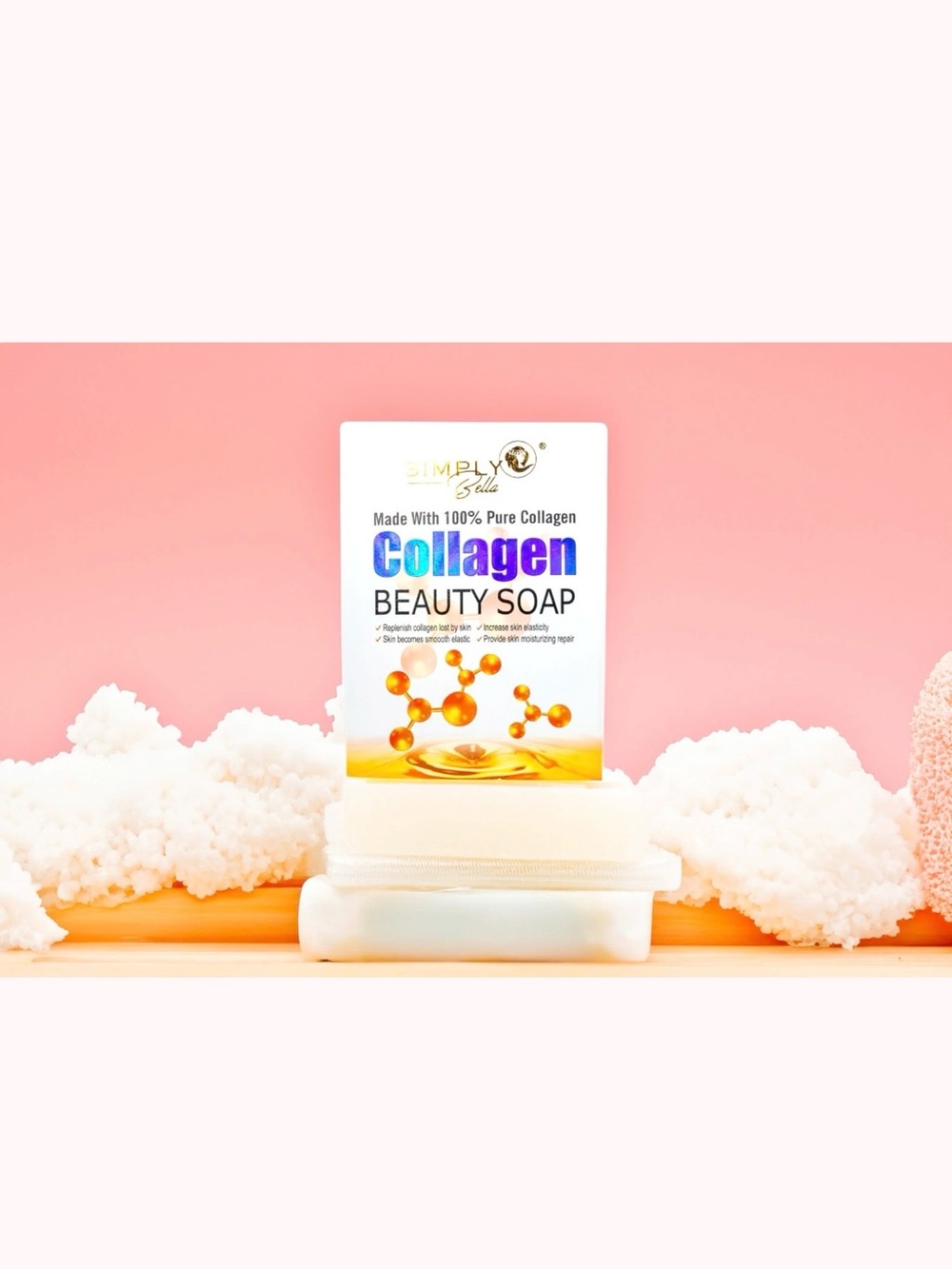 Simply Bella Collagen Beauty Soap – 100g, New
